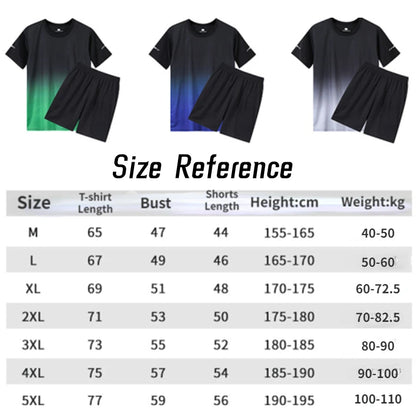 Adult Running Sportswear Ice Silk Quick Drying T-shirt Short Sleeve Uniform Fitness Clothes Tracksuit Gym Sports Outfit Clothing