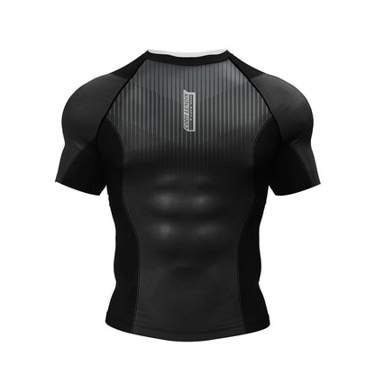 New 3D Print Sports Training T-Shirt Men Quick Dry Breathable Oversized Boxing Jiu Jitsu Uniform Tops