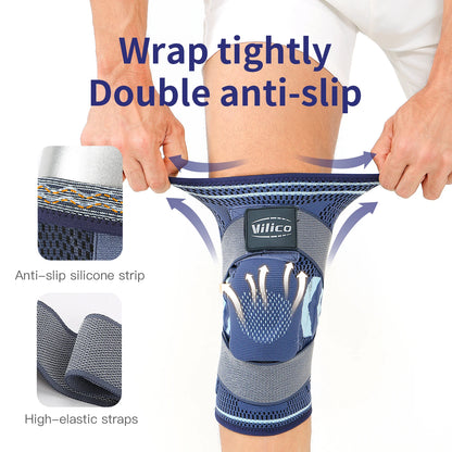 1PCS Knee Brace Support Straps Knee Compression Sleeves for Men & Women Meniscus Tear Arthritis Sports Joint Pain Relief
