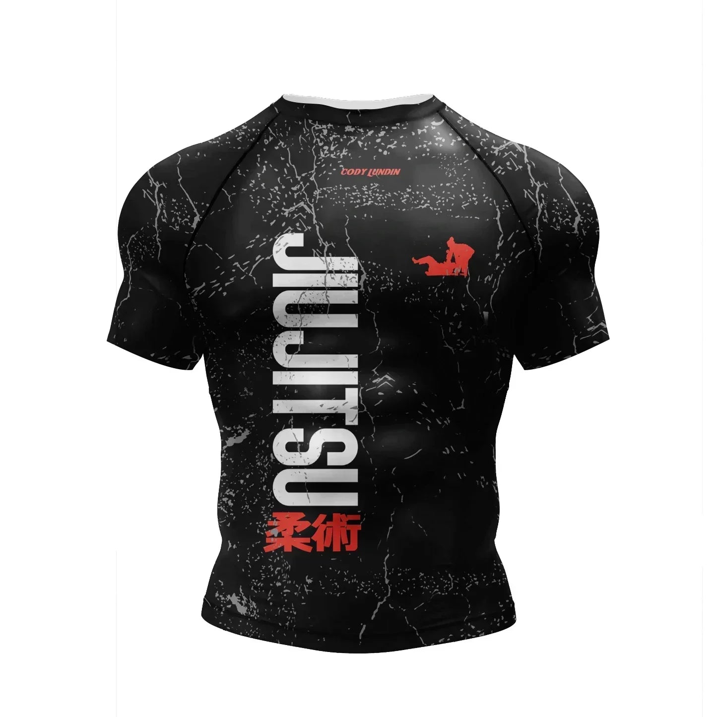 New 3D Print Sports Training T-Shirt Men Quick Dry Breathable Oversized Boxing Jiu Jitsu Uniform Tops