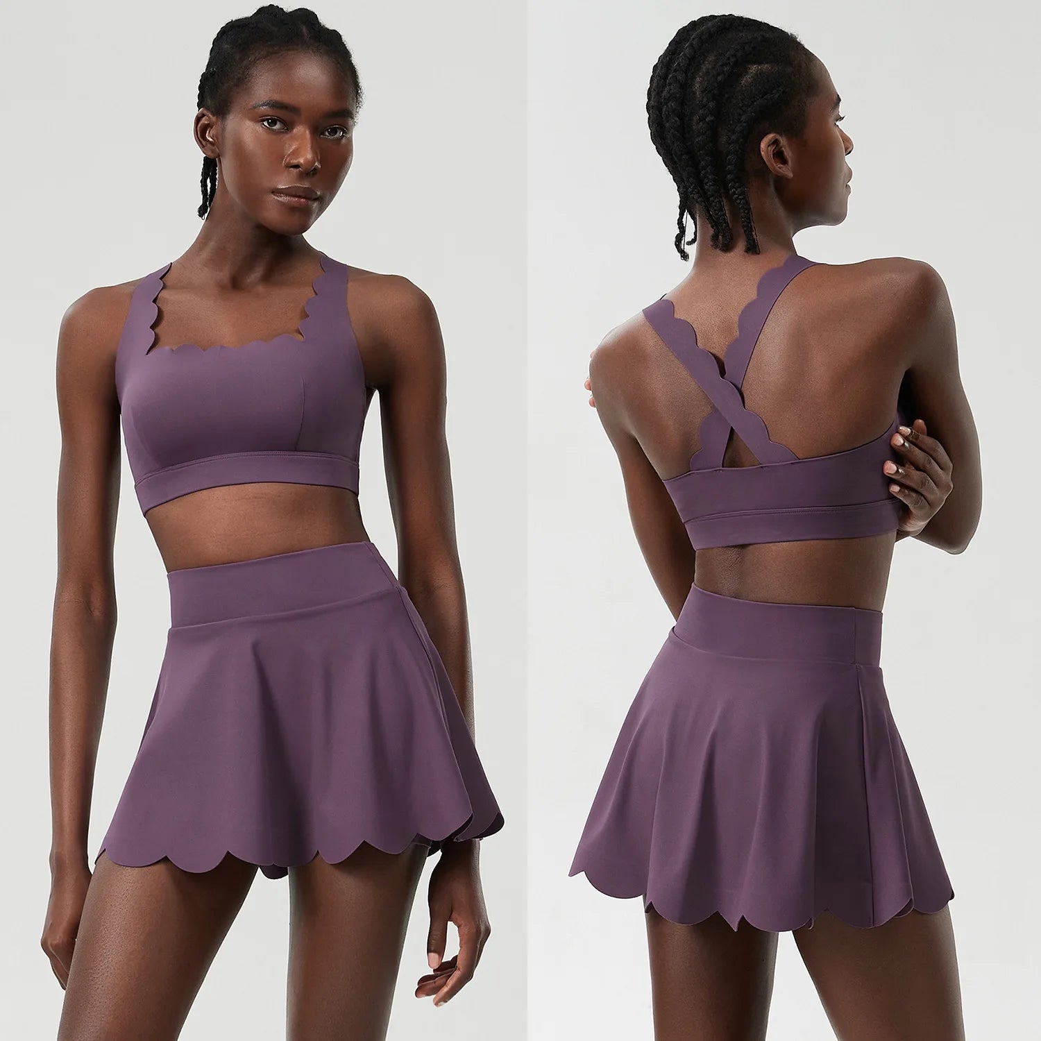 Women Summer Tennis Clothes and racket