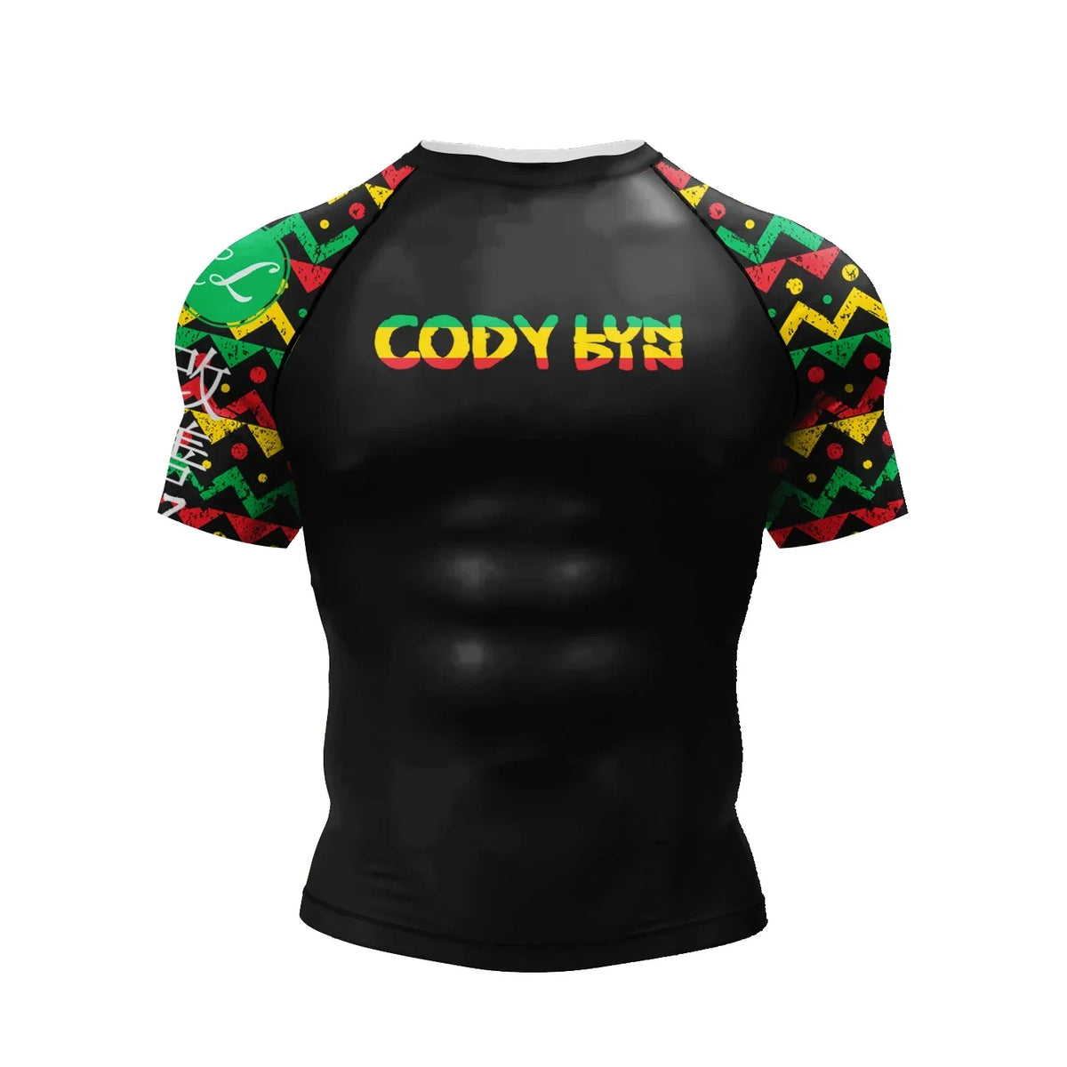 New 3D Print Sports Training T-Shirt Men Quick Dry Breathable Oversized Boxing Jiu Jitsu Uniform Tops