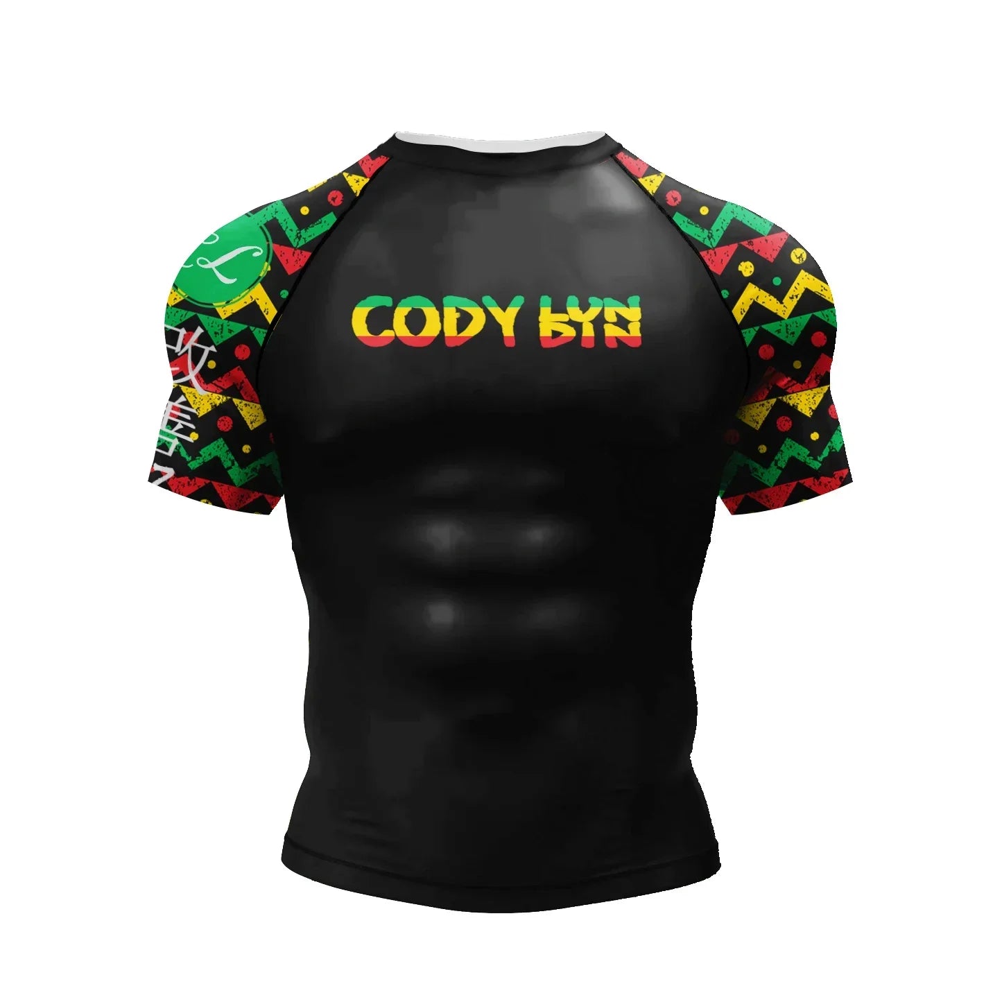 New 3D Print Sports Training T-Shirt Men Quick Dry Breathable Oversized Boxing Jiu Jitsu Uniform Tops