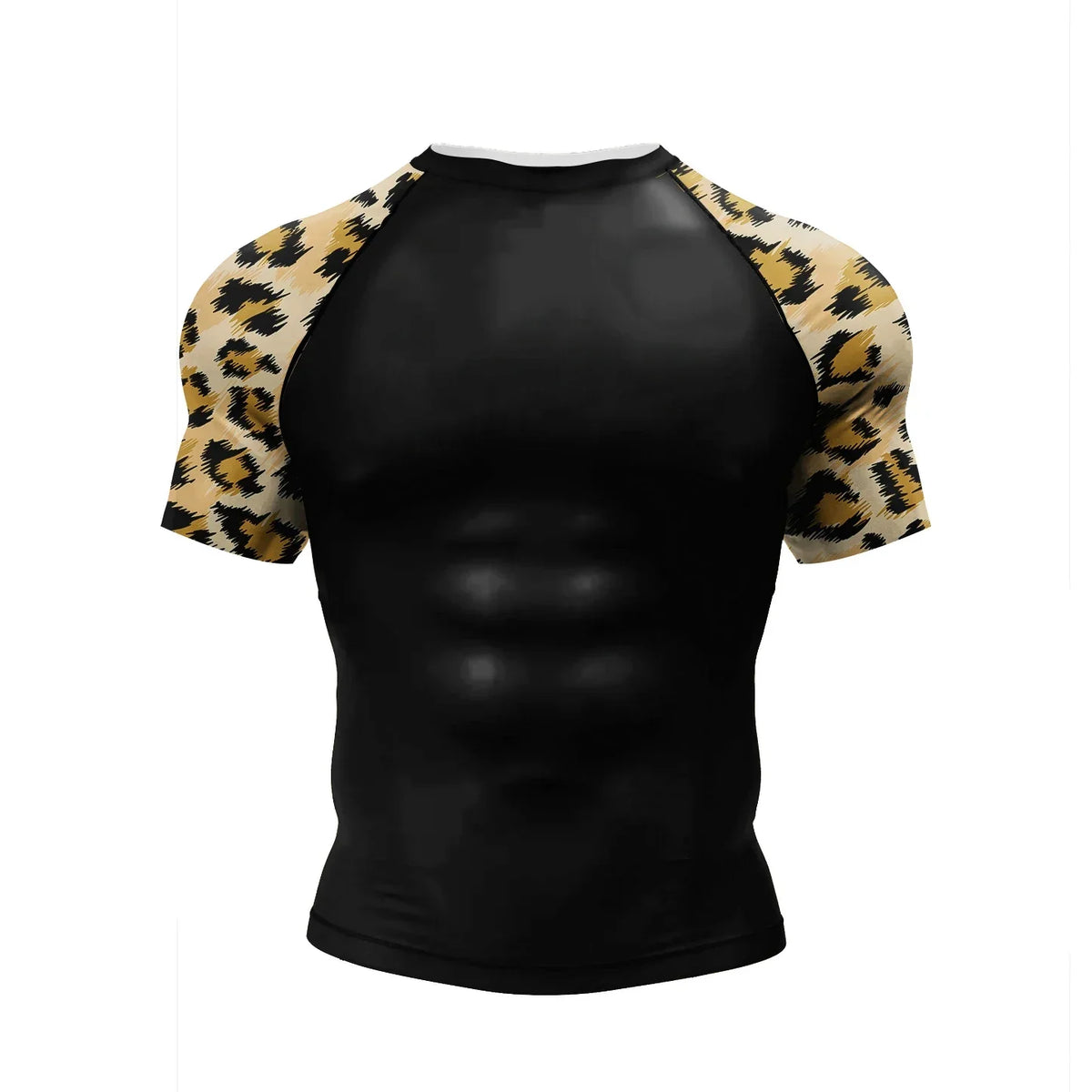 New 3D Print Sports Training T-Shirt Men Quick Dry Breathable Oversized Boxing Jiu Jitsu Uniform Tops