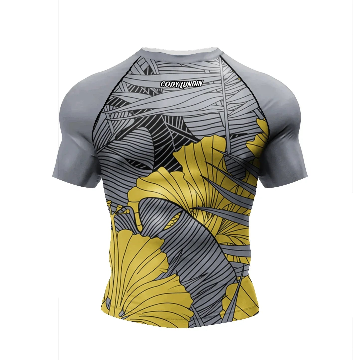 New 3D Print Sports Training T-Shirt Men Quick Dry Breathable Oversized Boxing Jiu Jitsu Uniform Tops