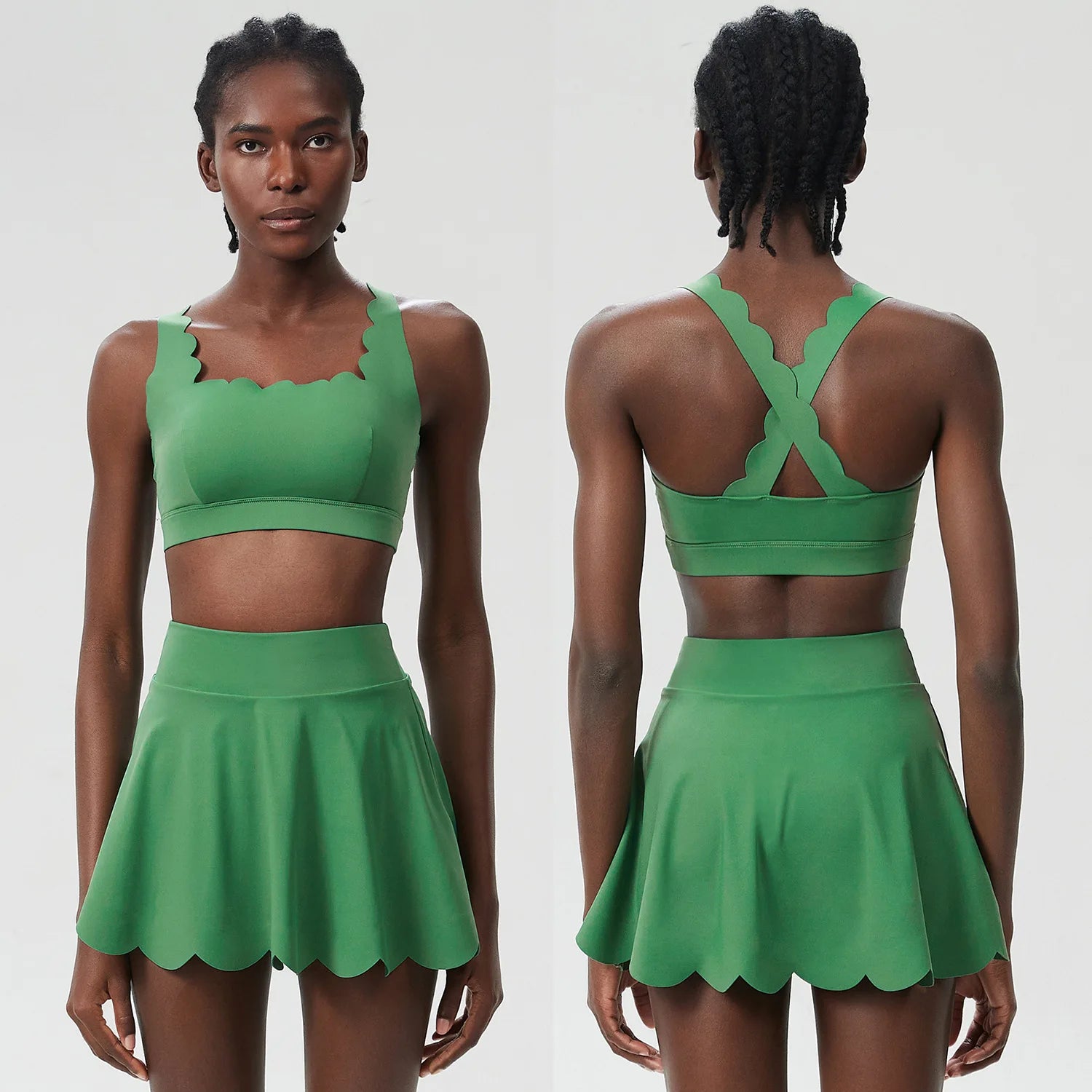 Women Summer Tennis Clothes and racket