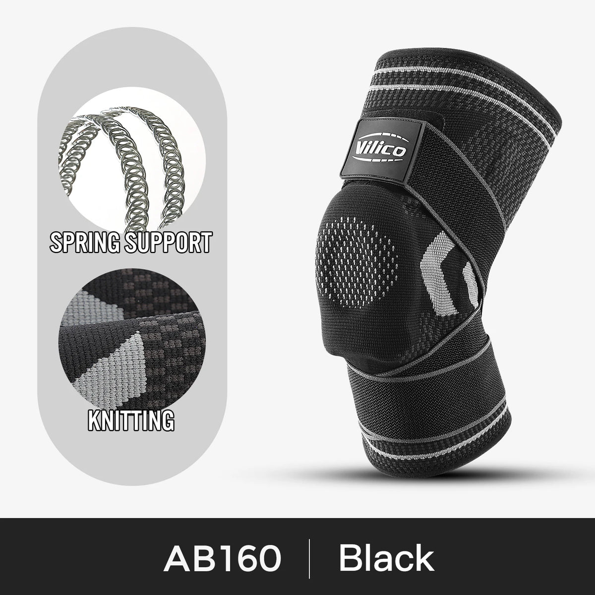 1PCS Knee Brace Support Straps Knee Compression Sleeves for Men & Women Meniscus Tear Arthritis Sports Joint Pain Relief
