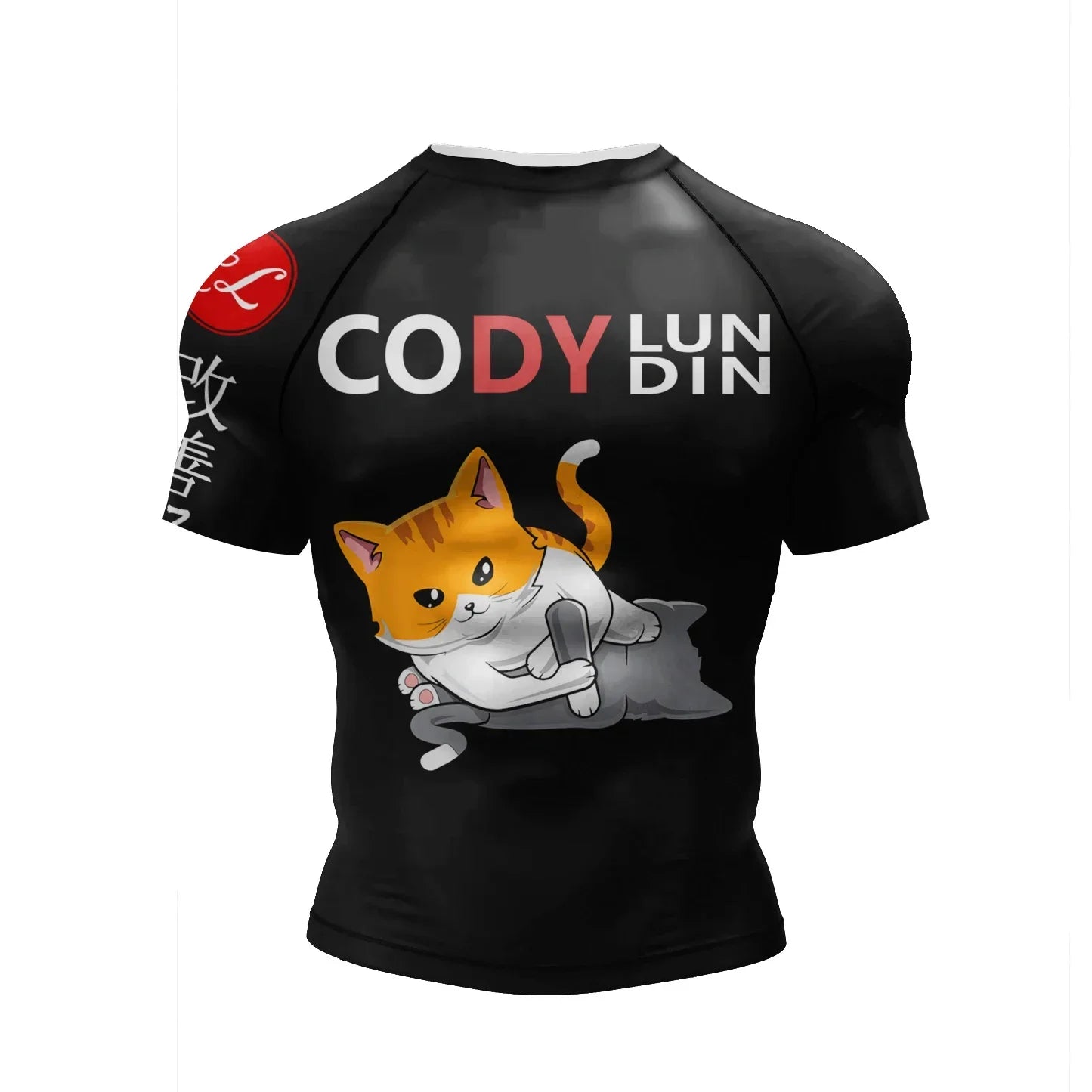 New 3D Print Sports Training T-Shirt Men Quick Dry Breathable Oversized Boxing Jiu Jitsu Uniform Tops